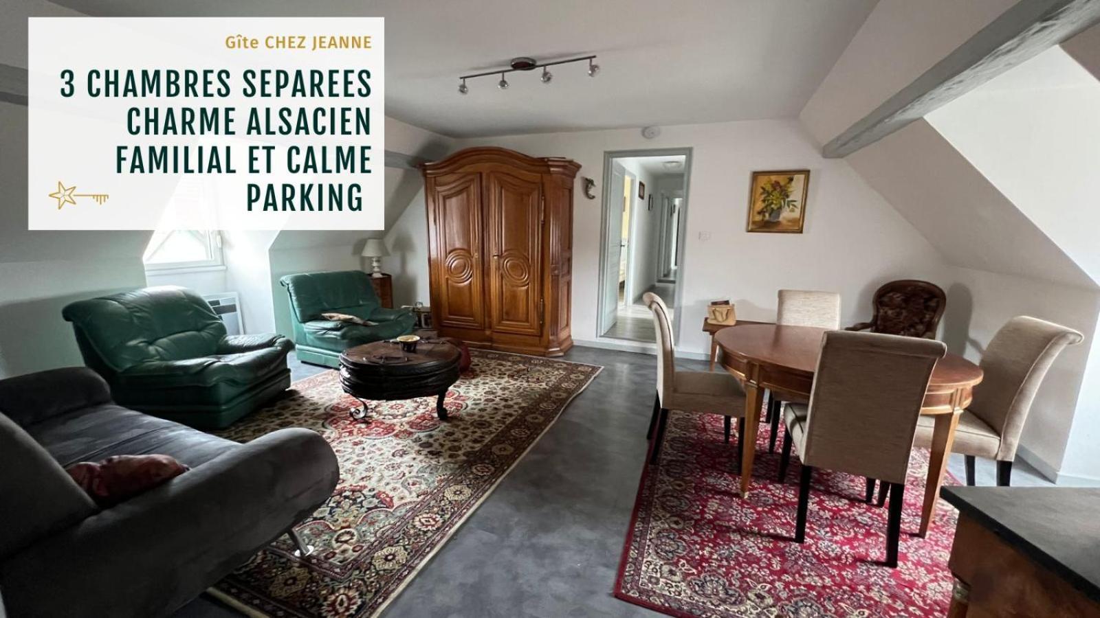 Gite Jeanne Familial - Calme - Parking Ebersheim Екстериор снимка